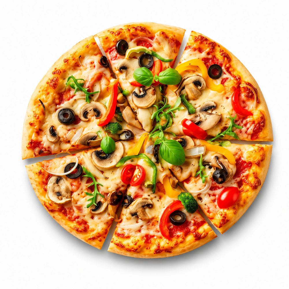 بيتزا خضار طازجة من Over Sauce Lounge